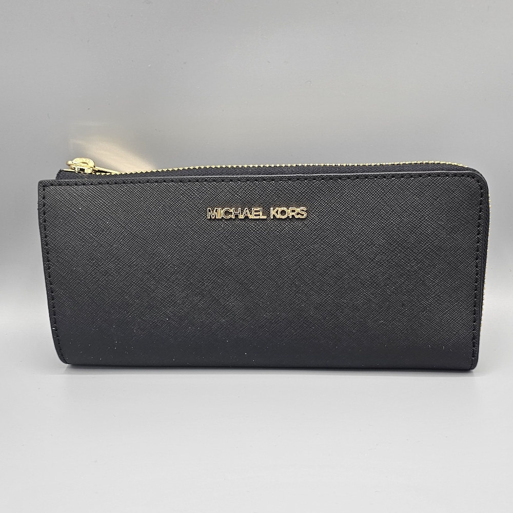 NWT Michael Kors Jet Set Continental Zip Wallet